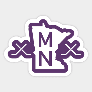 MN ICE HOCKEY STATE Sticker